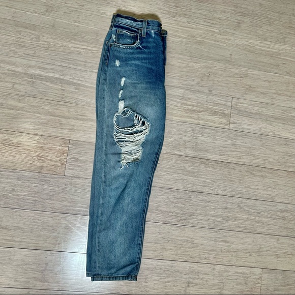 CARMAR High Waisted Distressed Denim Jeans - Picture 4 of 8